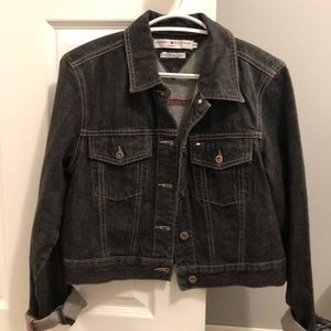Vintage Tommy Hilfiger dark denim jacket